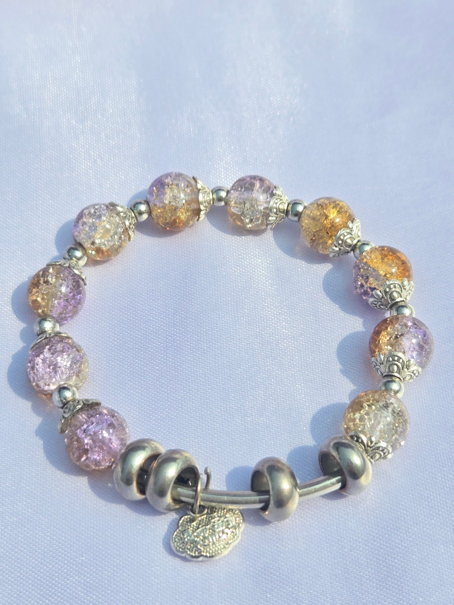 Glass Breads Bracelet(vailable in three colour )