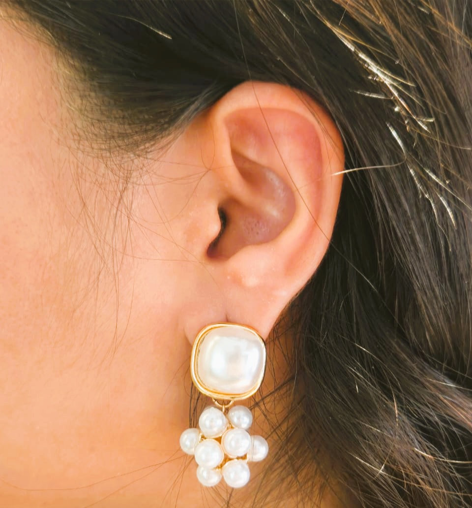 pearl earrings