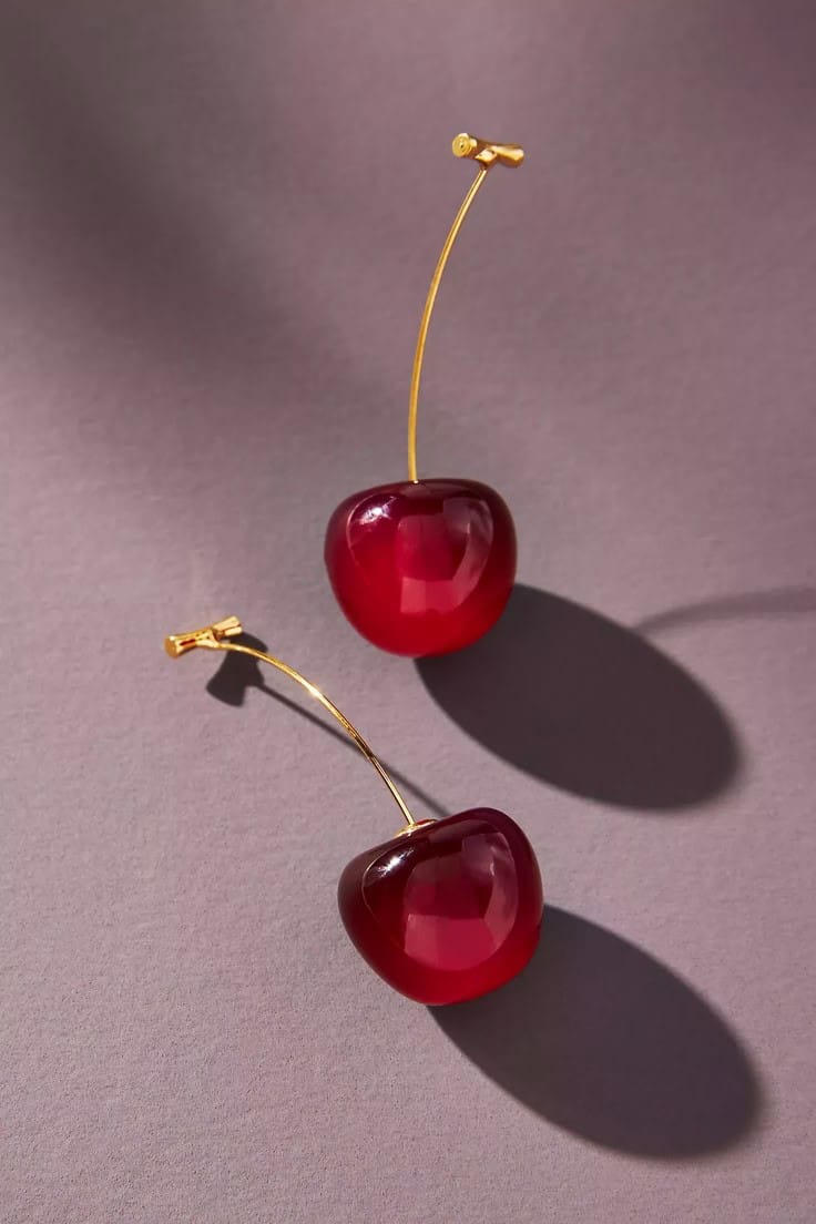 Cherry earrings