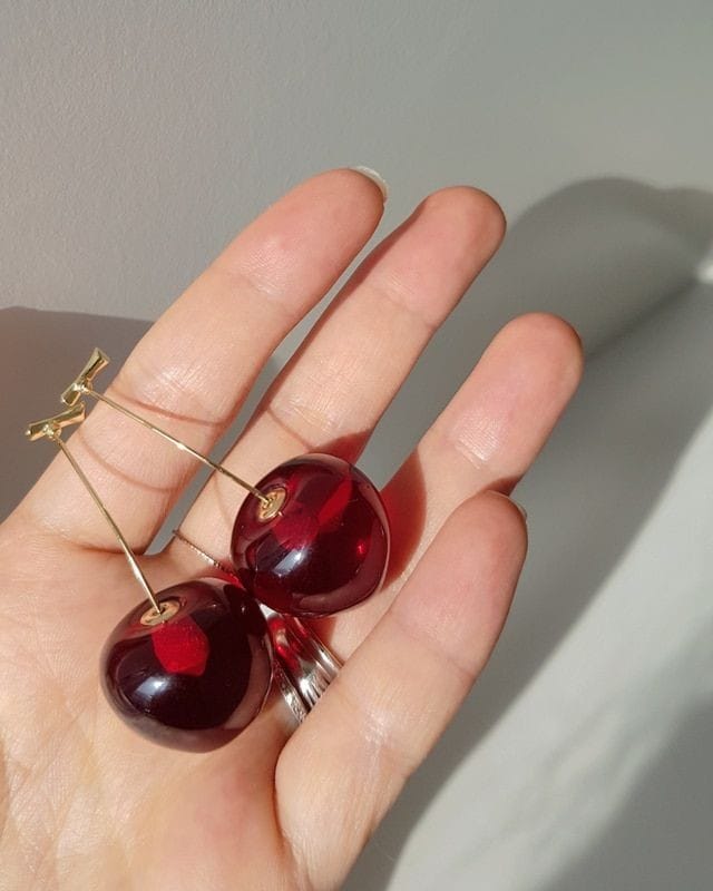 Cherry earrings