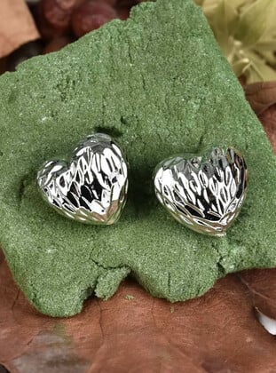 Stainless Steel Heart Earrings